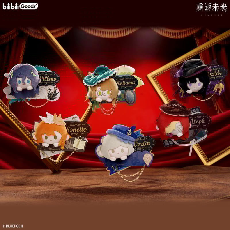 重返未来1999】bilibili コラボ 箱中假面 マスコット ブローチ セット