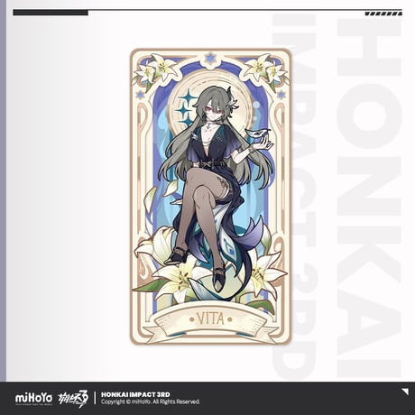 【崩壊3rd公式店】夜綻芳華 フィルム風 カード 19.9元 (予約200日以内発送)