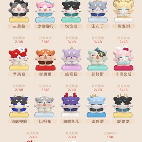 【崩スタ公式店】キメラ プチフィギュア 第3弾 ボックス 828元 （予約12下発送）