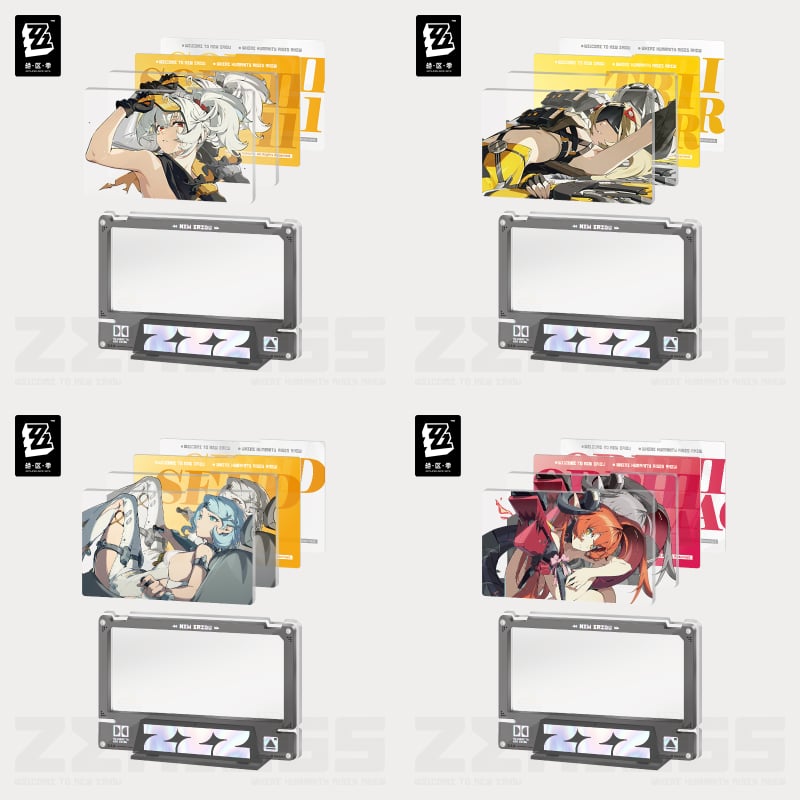 ゼンゼロ公式店】影画 アクリルカード＆フレーム オボルス小隊