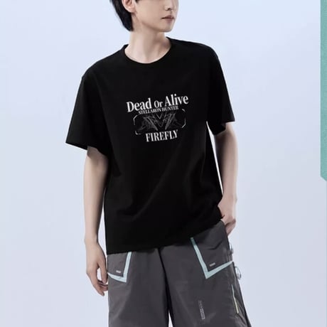 【崩スタ公式店】ホタル Tシャツ 黒色 129元 （予約8下発送）