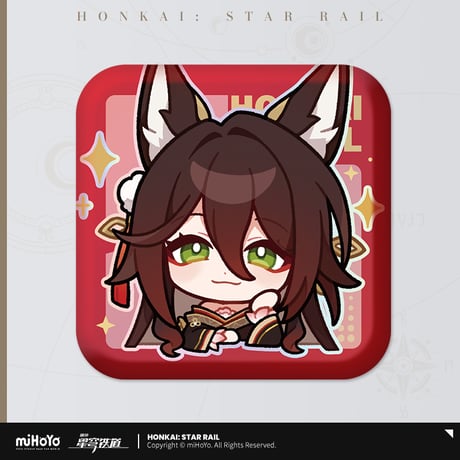 【崩スタ公式店】パム展覧会 スクエア 缶バッジ C 15元