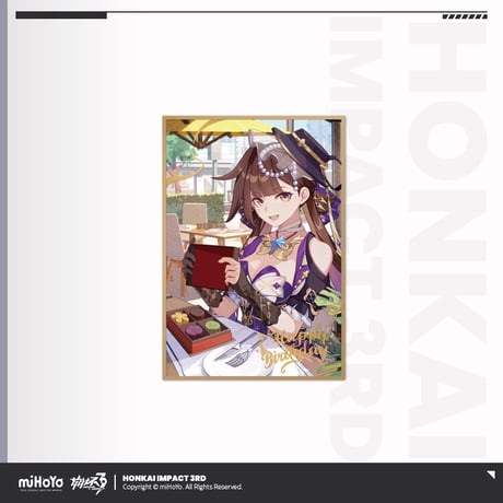 【崩壊3rd公式店】誕生日 PET 色紙 35元