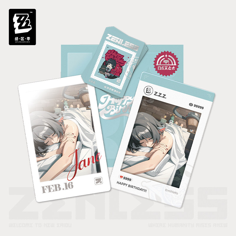ゼンゼロ公式店】HB2U 誕生日記念 カードセット 第6弾 28元 （予約9上