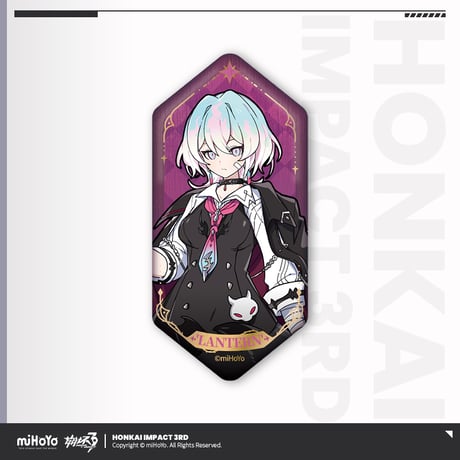 【崩壊3rd公式店】  七術・奇遇の夜 等身 缶バッジ 15元