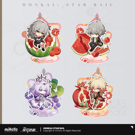 【崩スタ公式店】果味的夏天 ちびキャラ アクリルスタンド 35元（予約200日以内発送）