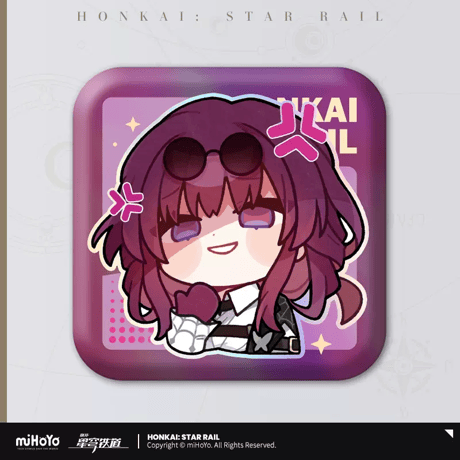 【崩スタ公式店】パム展覧会 スクエア 缶バッジ A 15元