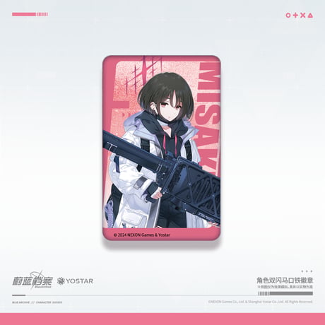 【ブルアカ公式店】2406 アリウススクワッド 角形 缶バッジ 18元