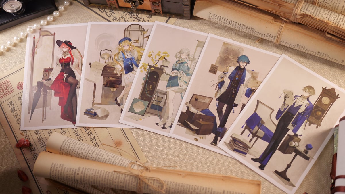 KURO GAMES旗艦店】鳴潮 綺夢幻影 ポストカード セット 40元 | ちゃぱん