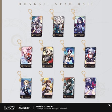 【崩スタ公式店】巡狩運命 アクリルキーホルダー 32元