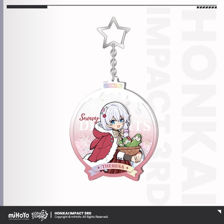 【崩壊3rd公式店】銀冬雪趣 キーホルダー 38元