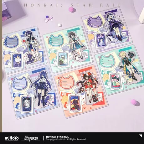 【崩スタ公式店】ちびっこ 猫猫 アクリルスタンド 48元
