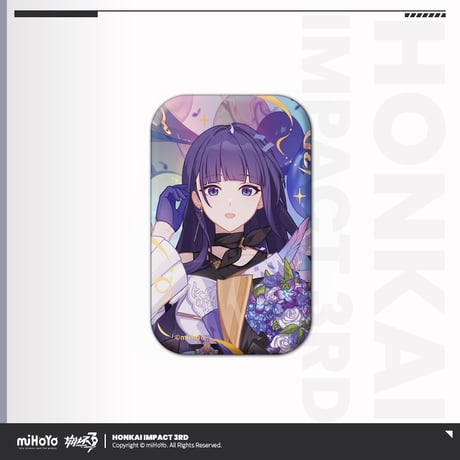 【崩壊3rd公式店】誕生日 スクエア 缶バッジ 15元