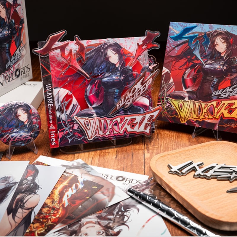 明日方舟】公式絵師 板板氏 Nth RECORDS イネス グッズ セット 130元