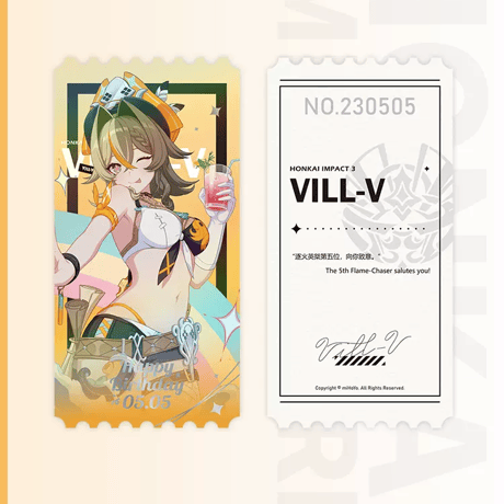 【崩壊3rd公式店】ヴィルヴィ 2023年 生誕祭 グッズセット 89元