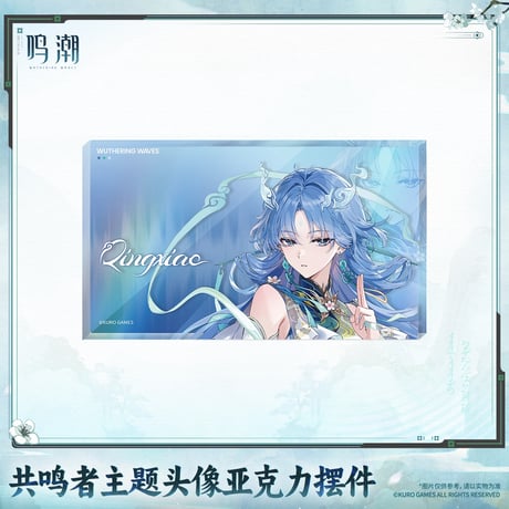 単独発送【KURO GAMES旗艦店】鳴潮 2609 共鳴者 アイコン アクリルブロック 45元 (予約11下発送)