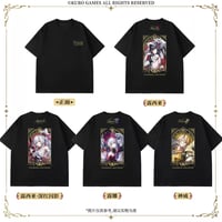 【KURO GAMES旗艦店】パニグレ 沈夜回廊 バックプリント Tシャツ 129元