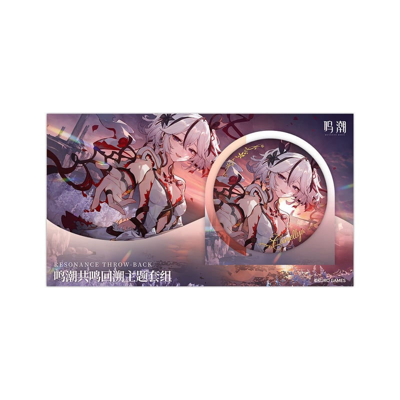 KURO GAMES旗艦店】鳴潮 2604B 共鳴回溯 缶バッジ ＆ カード 28元 (予約