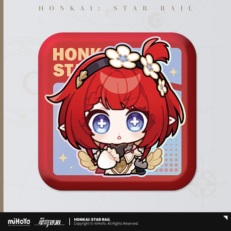 【崩スタ公式店】パム展覧会 スクエア 缶バッジ C 15元