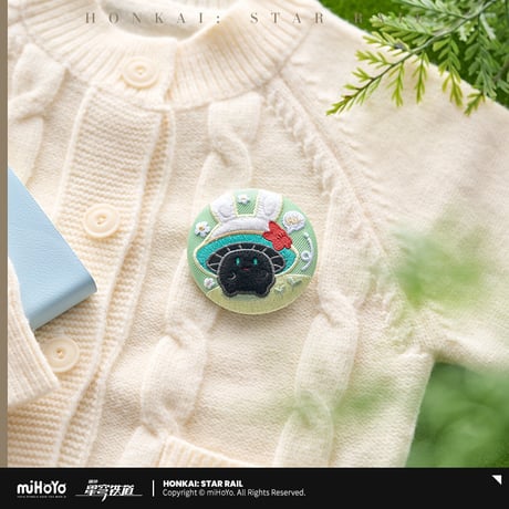 【崩スタ公式店】タケタケ冒険記 刺繍 バッジ 20元 （予約200日以内発送）