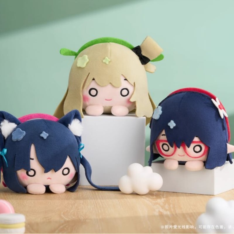 【公式】ブルーアーカイブ ブルアカ お団子ぬいぐるみ 4点セット ブルアカ公式店】2501 アビドス お団子 ぬいぐるみ 75元 （予約