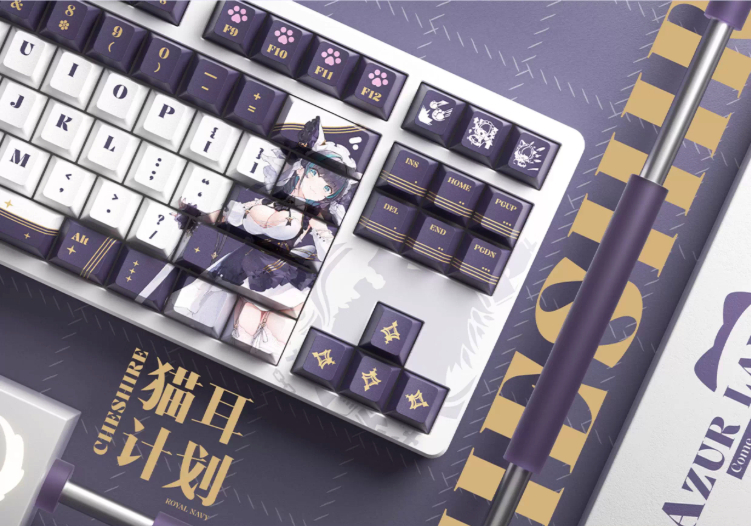 【中国限定】アズールレーン【チェシャー】キーキャップ アズレン】2507 チェシャー キーキャップ 198元 （予約160日以内発送