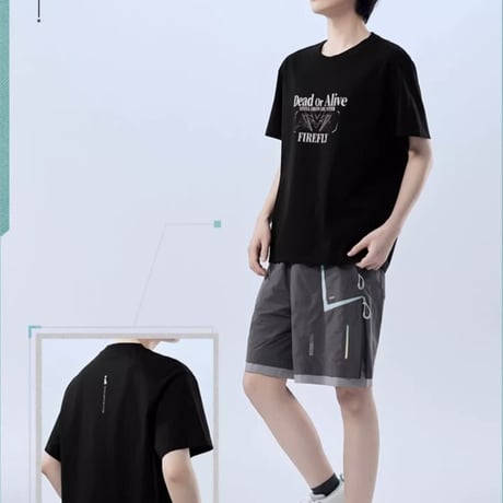 【崩スタ公式店】ホタル Tシャツ 黒色 129元 （予約8下発送）