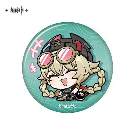 【原神公式店】ナドクライ ちびキャラ 缶バッジ 12元