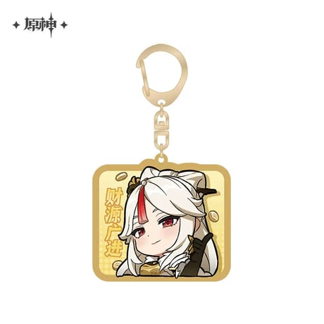【原神公式店】璃月 ちびキャラ キーホルダー 28元