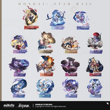 【崩スタ公式店】虚無運命 アクリルスタンド 58元