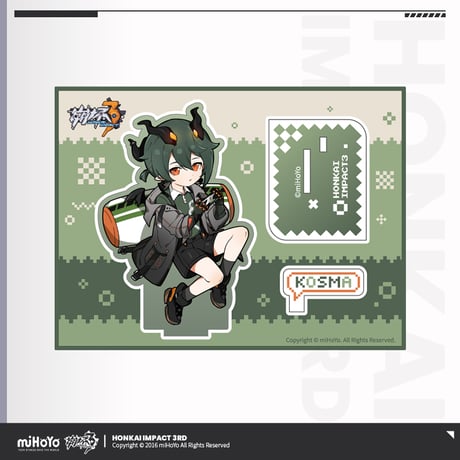 【崩壊3rd公式店】ちびっこ英傑 アクリルスタンド 28元