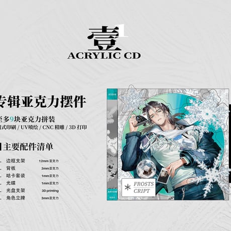 【明日方舟】公式絵師 板板氏 Nth RECORDS トター グッズ セット 130元