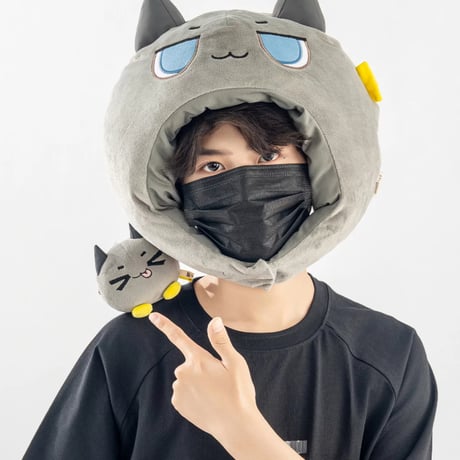 【明日方舟 終末地公式店】2606 山団団 着ぐるみキャップ 管理人 118元 （予約170日以内発送）