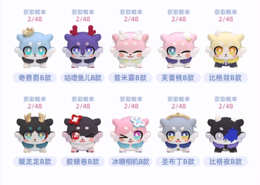 崩スタ公式店】キメラ プチフィギュア 第2弾 小袋 69元 （予約2026年7