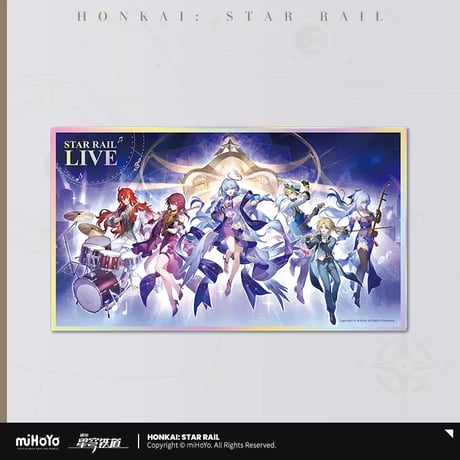 【崩スタ公式店】星鉄LIVE PET 色紙 35元