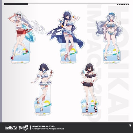 【崩壊3rd公式店】 悠遊夏日 2026ver. アクリルスタンド 48元 (予約200日以内発送)