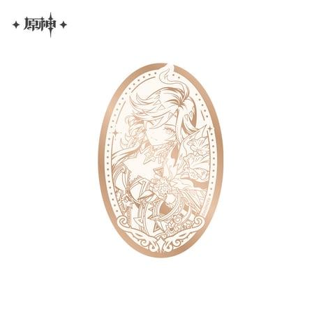 【原神公式店】周年慶典 鏡面 バッジ 18元 （予約8下発送）