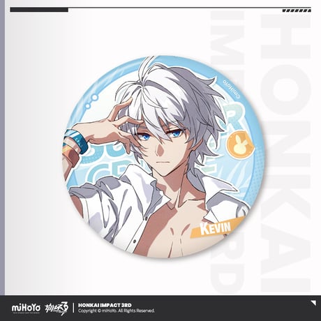 【崩壊3rd公式店】悠遊夏日 十三英傑 缶バッジ 15元