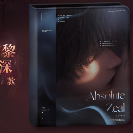 【恋と深空】奔涌至昨夜尽頭  カード ホルダー 89元 （予約200日以内発送）