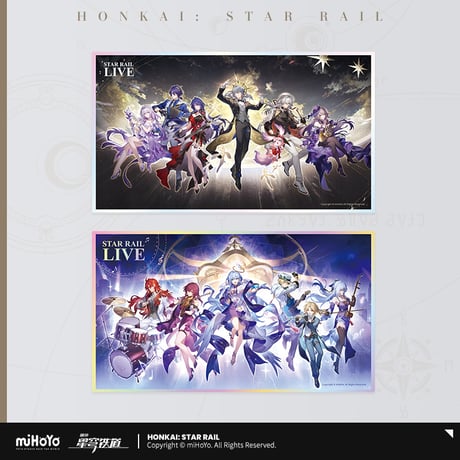 【崩スタ公式店】星鉄LIVE PET 色紙 35元