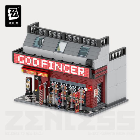【ゼンゼロ公式店】六分街 ジオラマ 組み立てブロック キット 299元（船便発送）