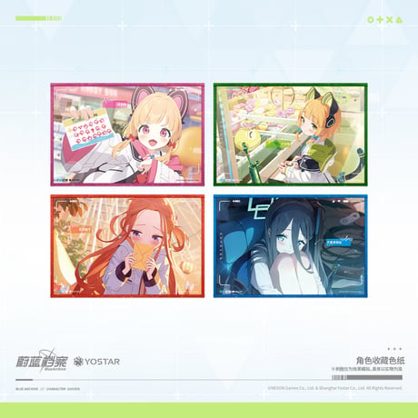 【ブルアカ公式店】 ゲーム開発部 色紙 25元