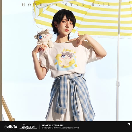 【崩スタ公式店】キメラ Tシャツ ビーグルヤシ 129元 （予約10下発送）