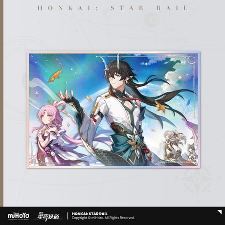【崩スタ公式店】星間旅行 アクリル色紙 48元