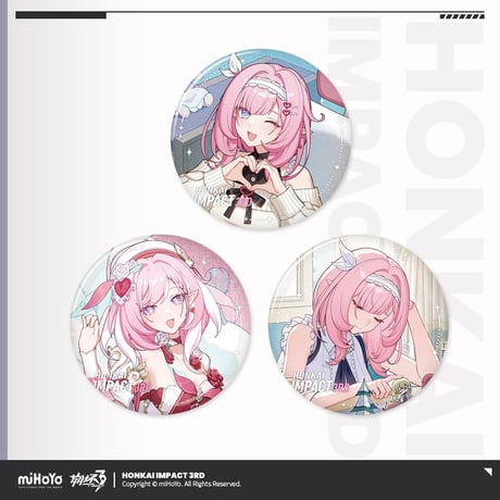 崩壊3rd 缶バッジ 華 崩壊3rd ゼーレ・双生の彼岸花・墨染の鏡華 缶バッジセット｜HAKUTEA