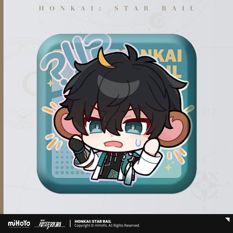 【崩スタ公式店】パム展覧会 スクエア 缶バッジ B 15元