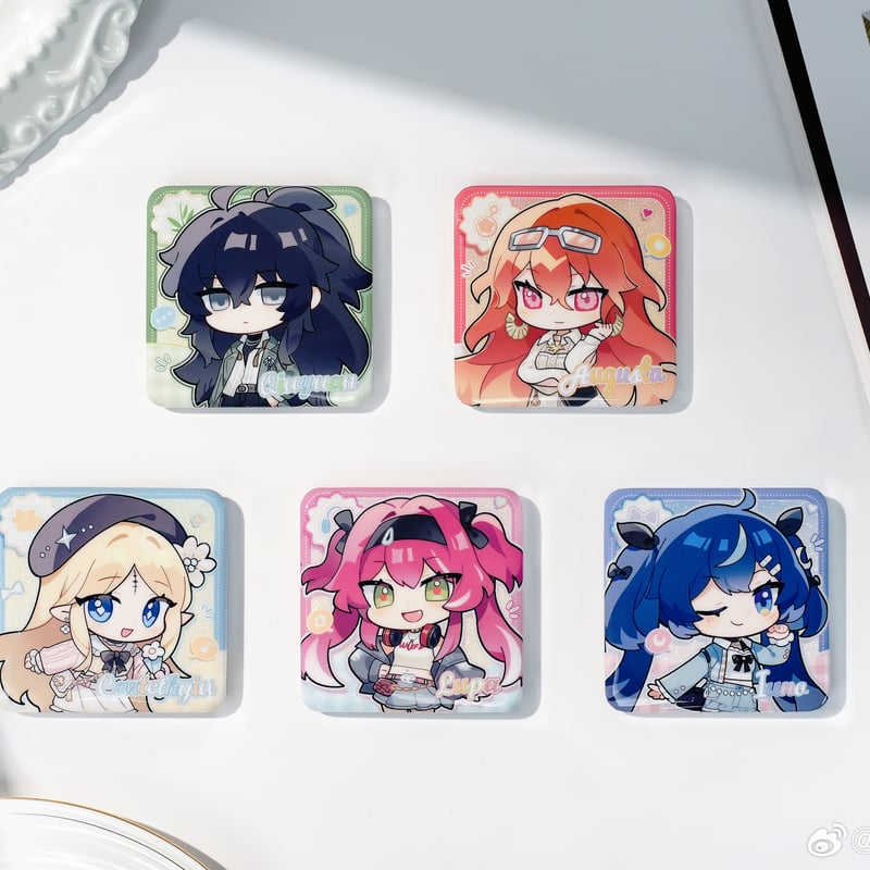 鳴潮】現地代行 澄空漫頻 SD 缶バッジ 19.8元 （予約100日以内発送