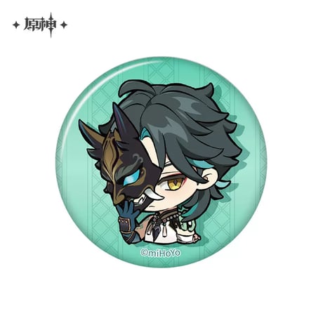 【原神公式店】璃月 ちびキャラ 缶バッジ 12元