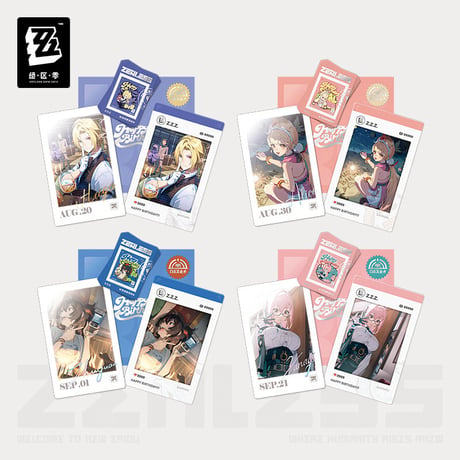 【ゼンゼロ公式店】HB2U 誕生日記念 カードセット 第8弾 28元 （予約2027年1下発送）