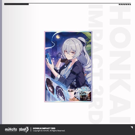 【崩壊3rd公式店】誕生日 PET 色紙 35元